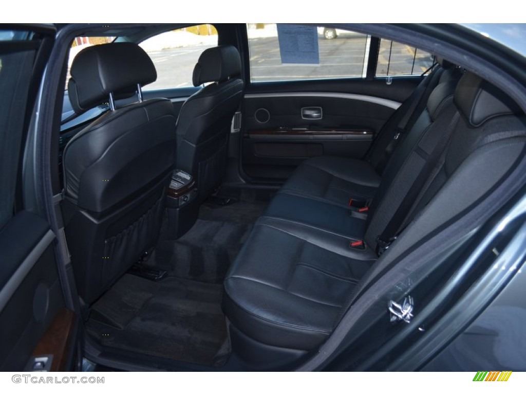 2007 7 Series 750Li Sedan - Titanium Grey Metallic / Black photo #11