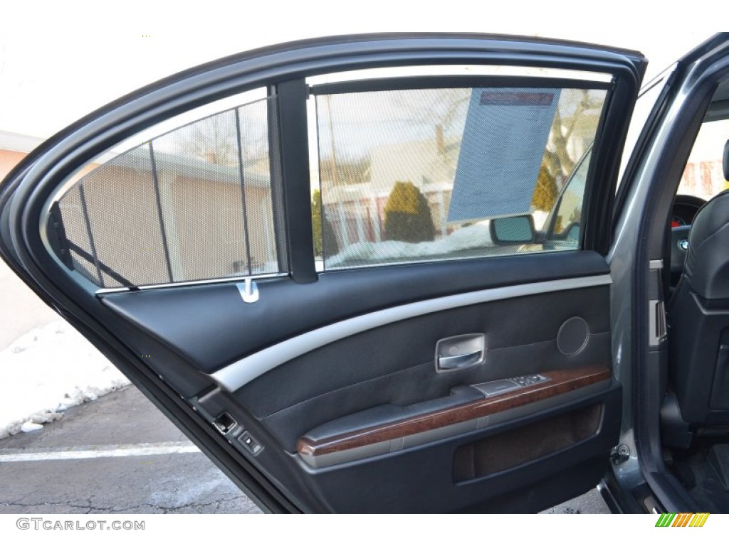 2007 7 Series 750Li Sedan - Titanium Grey Metallic / Black photo #19