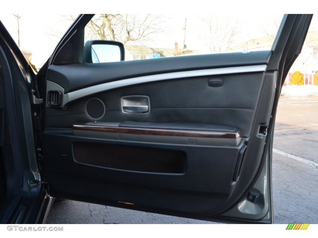 2007 7 Series 750Li Sedan - Titanium Grey Metallic / Black photo #21
