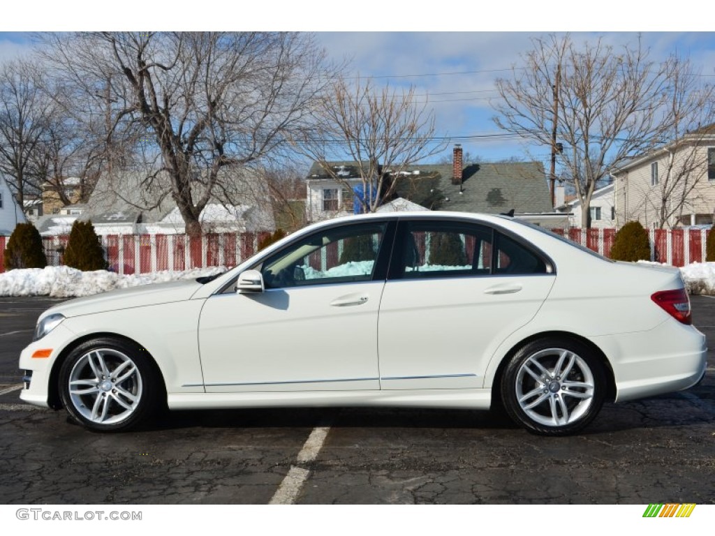 Arctic White 2012 Mercedes-Benz C 300 Sport 4Matic Exterior Photo #77160020