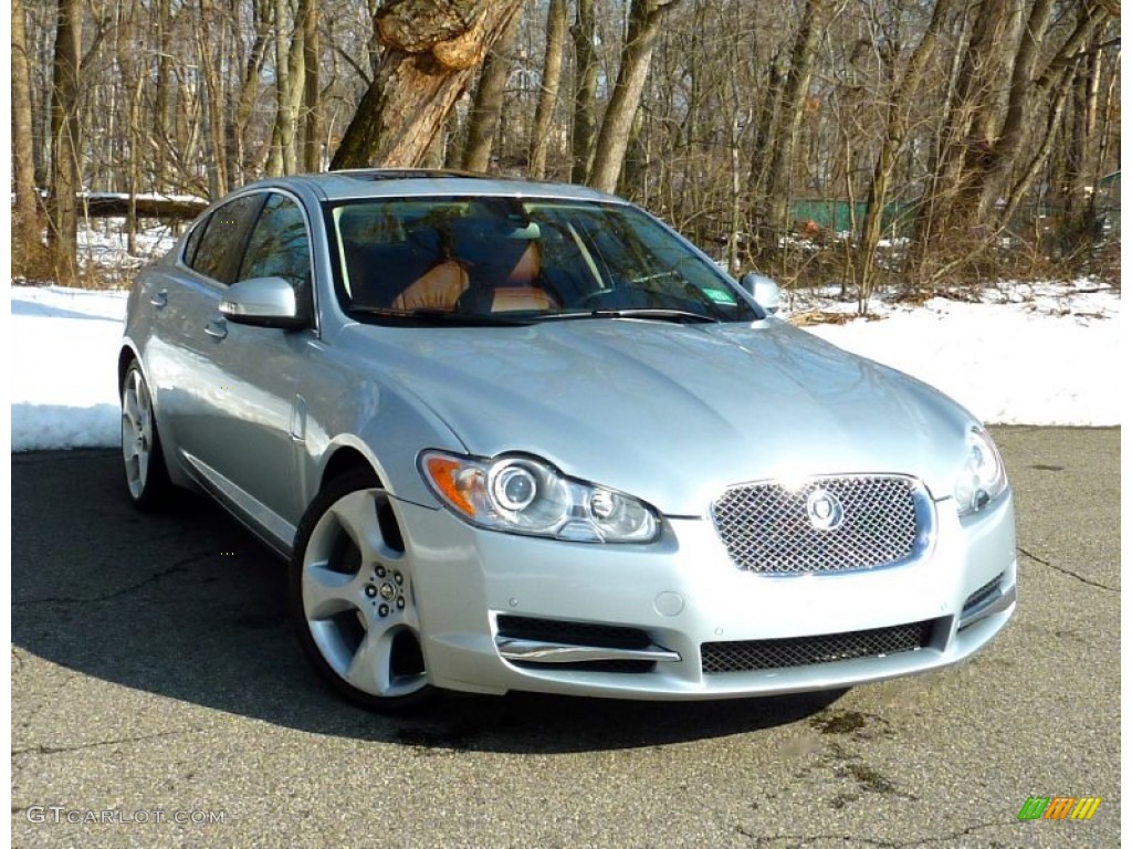 Liquid Silver Metallic 2009 Jaguar XF Supercharged Exterior Photo #77160035