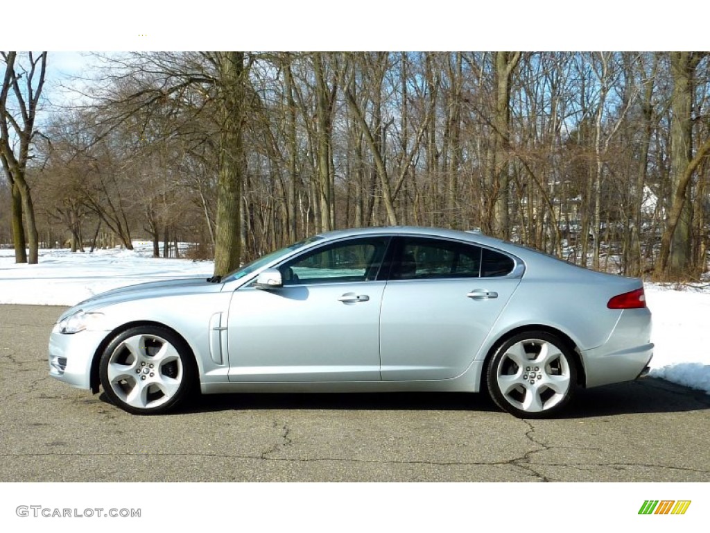 Liquid Silver Metallic 2009 Jaguar XF Supercharged Exterior Photo #77160061