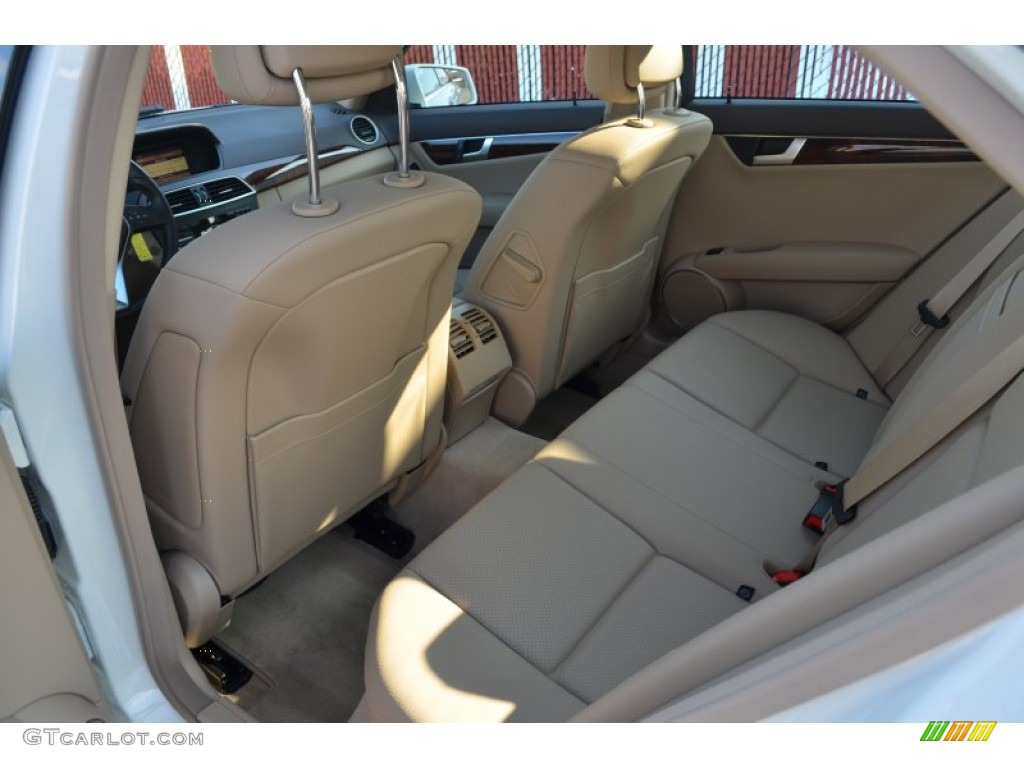 Almond Beige/Mocha Interior 2012 Mercedes-Benz C 300 Sport 4Matic Photo #77160107