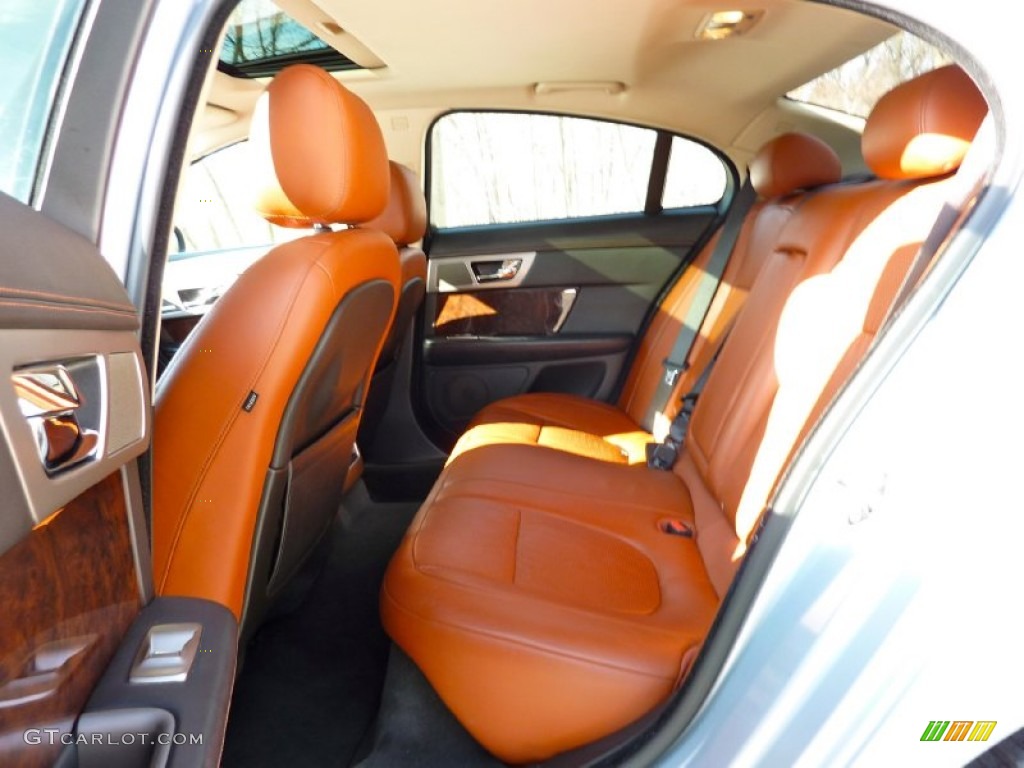 2009 Jaguar XF Supercharged Rear Seat Photo #77160278
