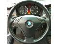 Black 2004 BMW 5 Series 525i Sedan Steering Wheel