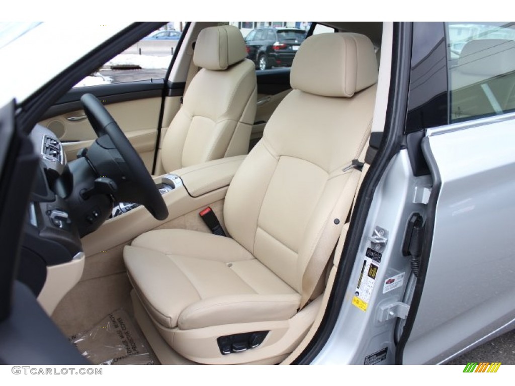 Venetian Beige Interior 2012 BMW 5 Series 550i Gran Turismo Photo #77160755