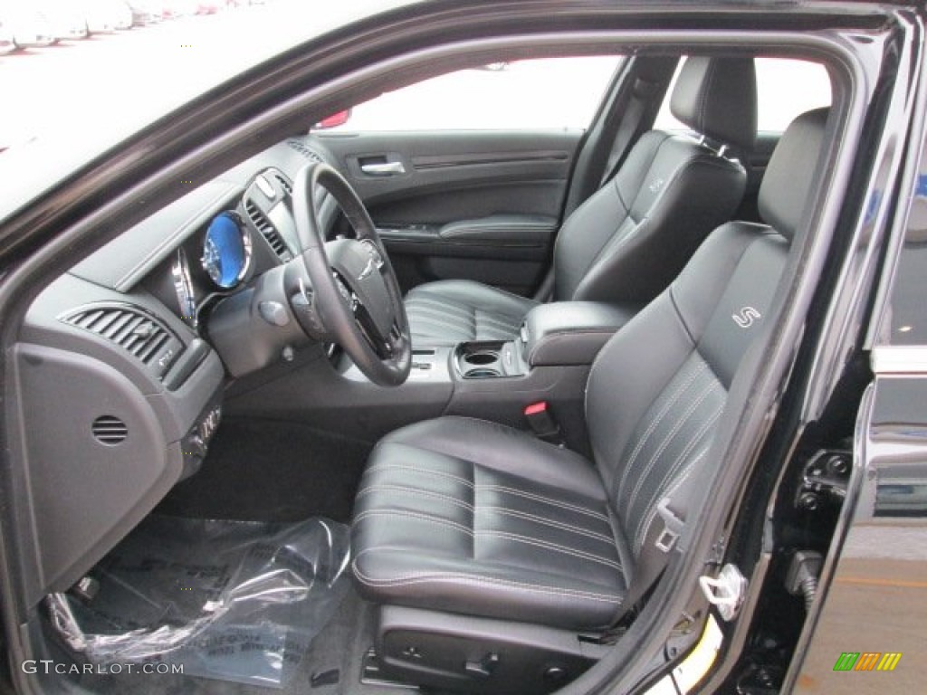 Black Interior 2012 Chrysler 300 S V8 AWD Photo #77160955