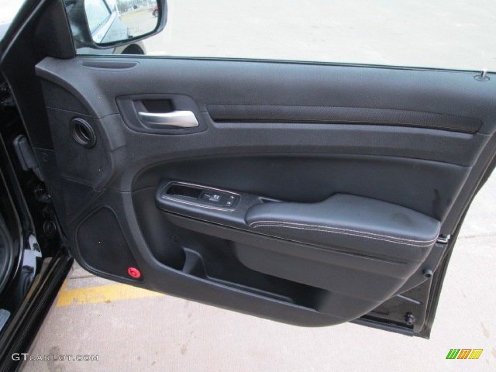 2012 Chrysler 300 S V8 AWD Black Door Panel Photo #77161064