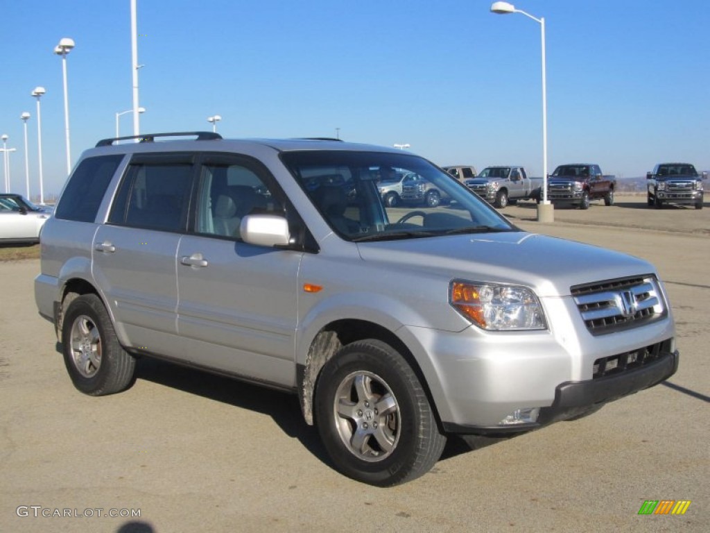Billet Silver Metallic 2007 Honda Pilot EX-L 4WD Exterior Photo #77161139