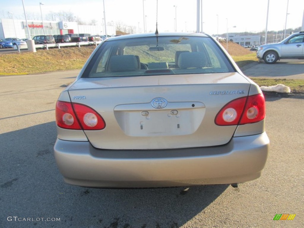 2006 Corolla LE - Desert Sand Mica / Beige photo #3