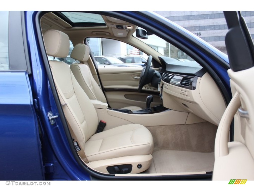 2010 3 Series 328i xDrive Sedan - Montego Blue Metallic / Beige photo #27