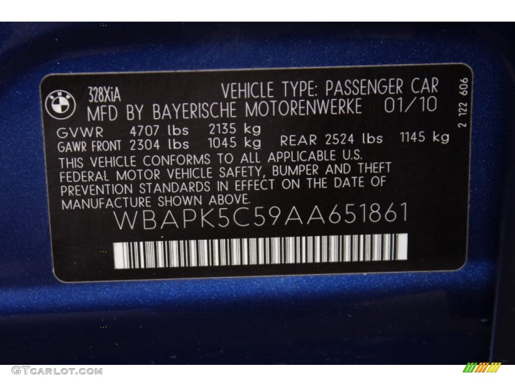 2010 3 Series 328i xDrive Sedan - Montego Blue Metallic / Beige photo #32