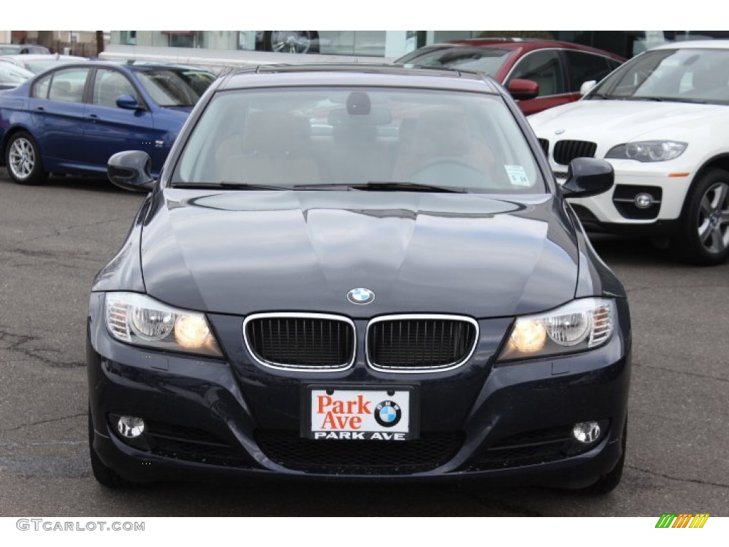 2010 3 Series 328i xDrive Sedan - Monaco Blue Metallic / Saddle Brown Dakota Leather photo #2