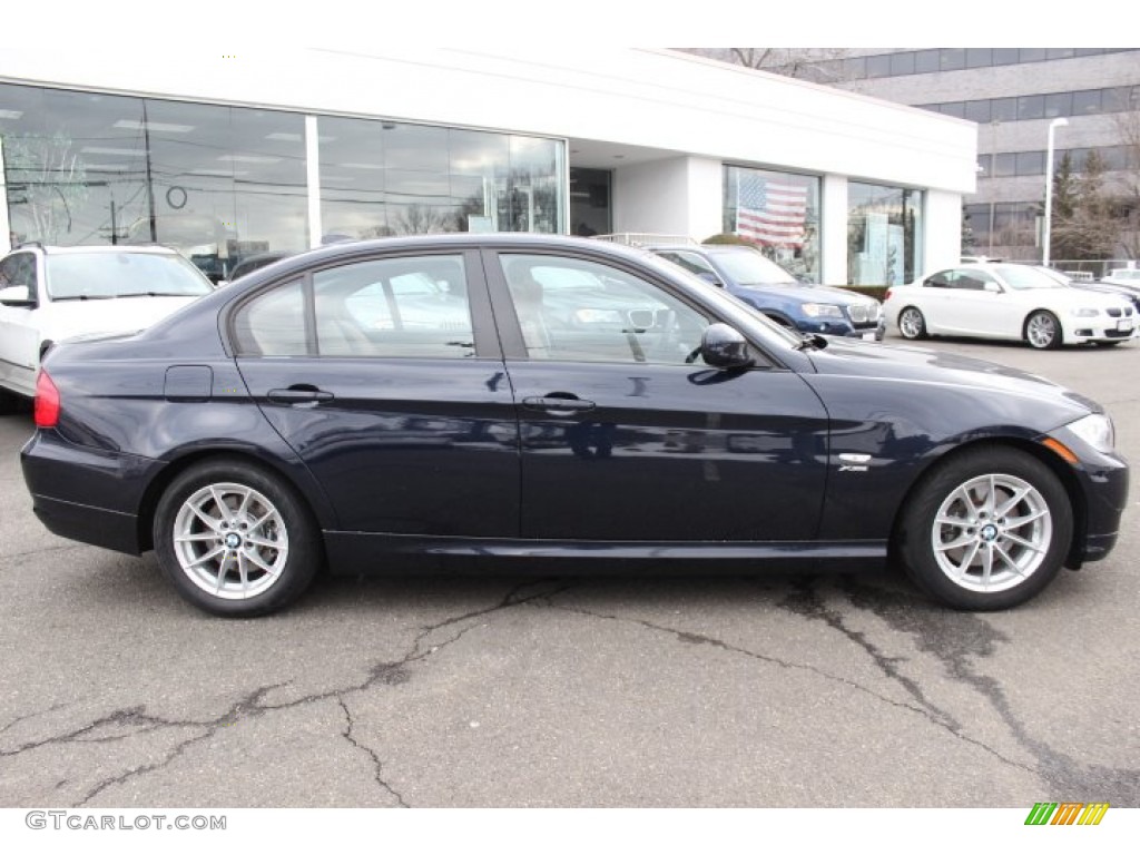 2010 3 Series 328i xDrive Sedan - Monaco Blue Metallic / Saddle Brown Dakota Leather photo #4