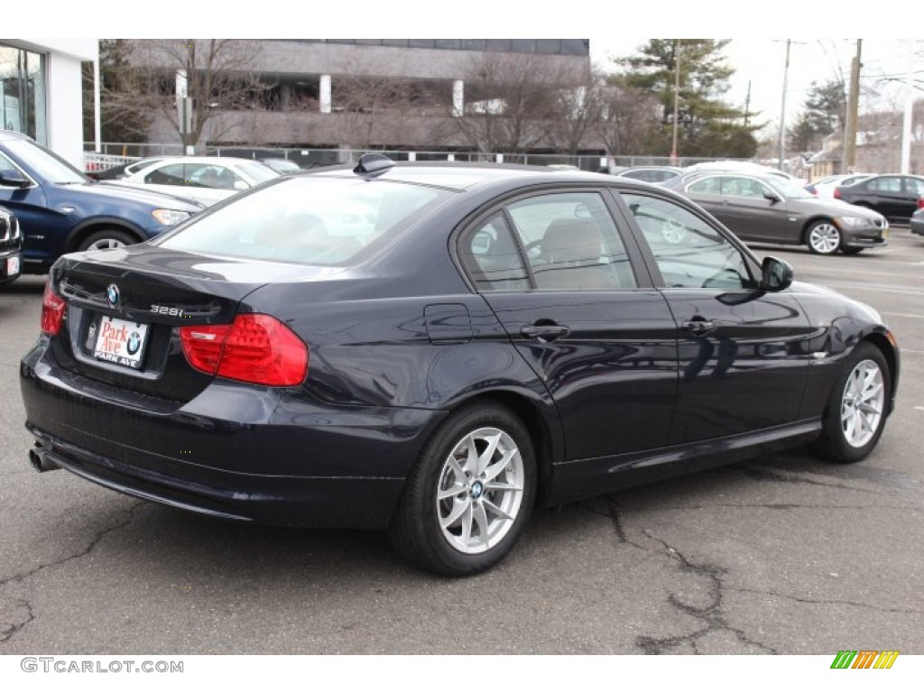 2010 3 Series 328i xDrive Sedan - Monaco Blue Metallic / Saddle Brown Dakota Leather photo #5