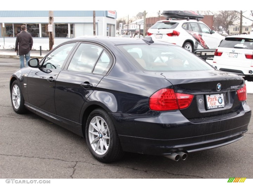 2010 3 Series 328i xDrive Sedan - Monaco Blue Metallic / Saddle Brown Dakota Leather photo #6