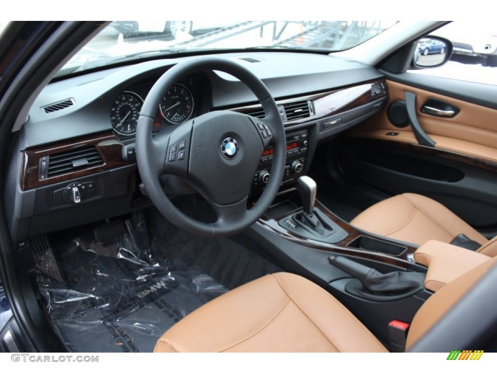 2010 3 Series 328i xDrive Sedan - Monaco Blue Metallic / Saddle Brown Dakota Leather photo #9