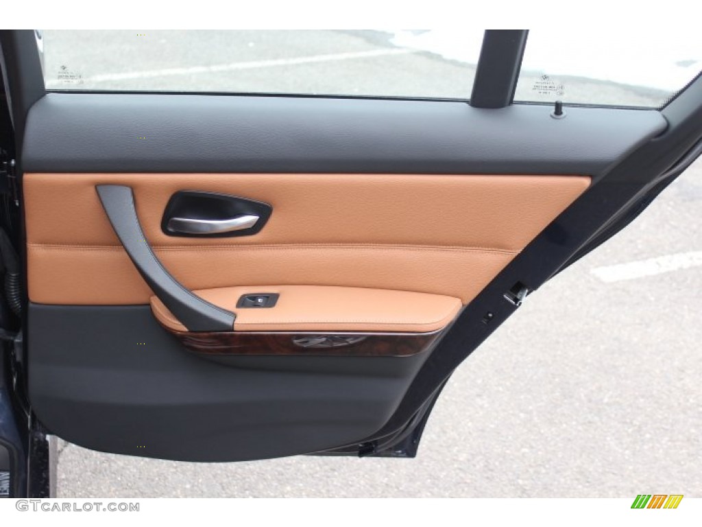 2010 3 Series 328i xDrive Sedan - Monaco Blue Metallic / Saddle Brown Dakota Leather photo #21