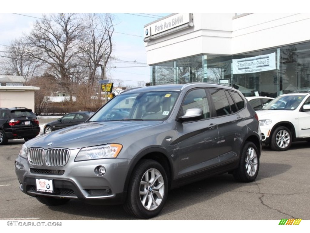 2013 X3 xDrive 35i - Space Gray Metallic / Black photo #1