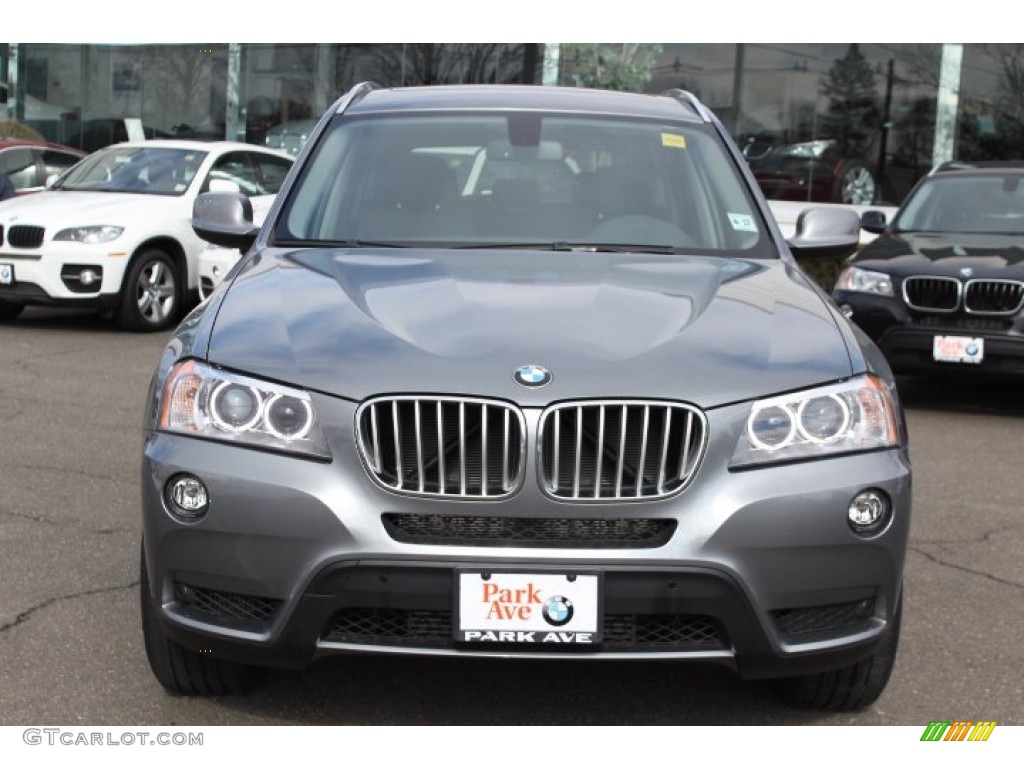2013 X3 xDrive 35i - Space Gray Metallic / Black photo #2