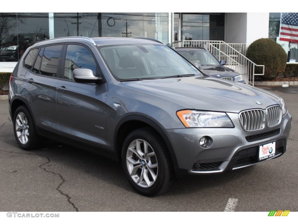 2013 X3 xDrive 35i - Space Gray Metallic / Black photo #3