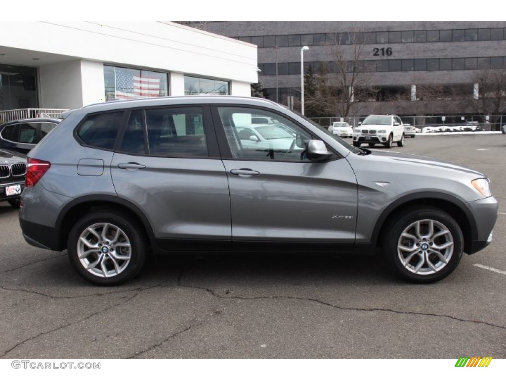 2013 X3 xDrive 35i - Space Gray Metallic / Black photo #4