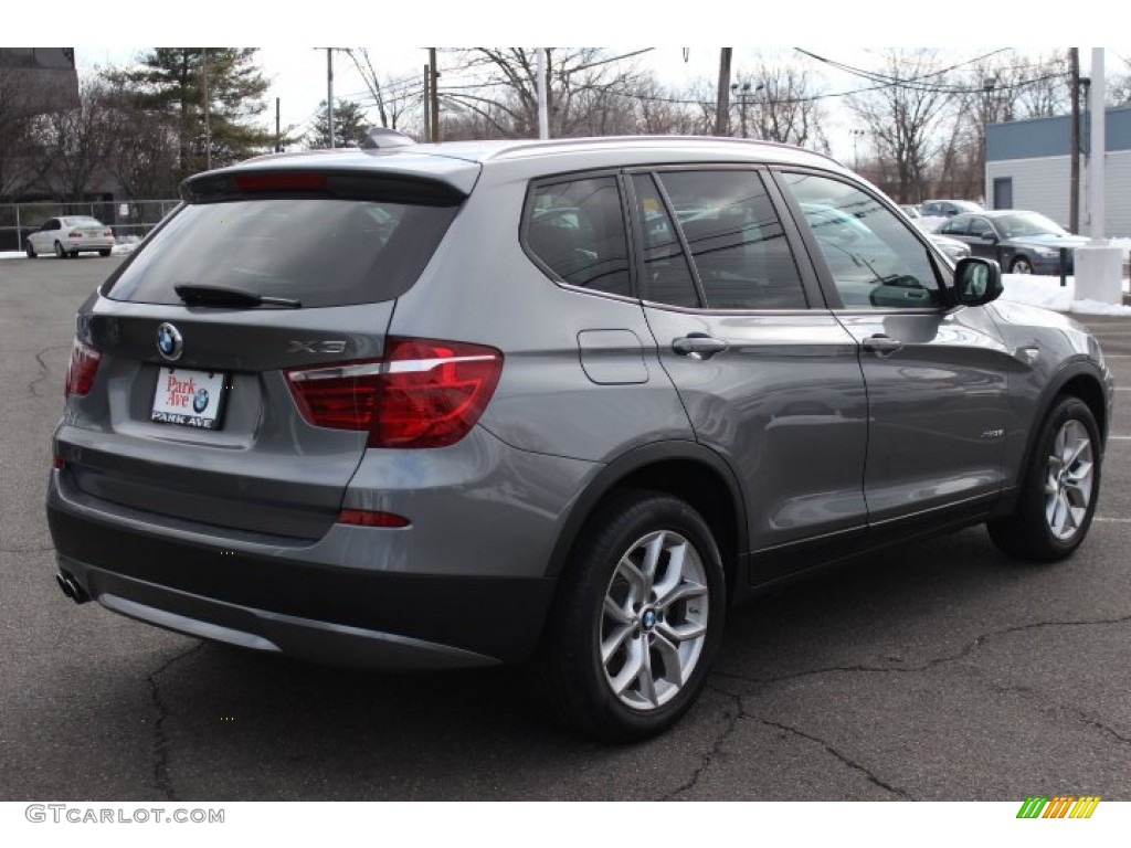 2013 X3 xDrive 35i - Space Gray Metallic / Black photo #5