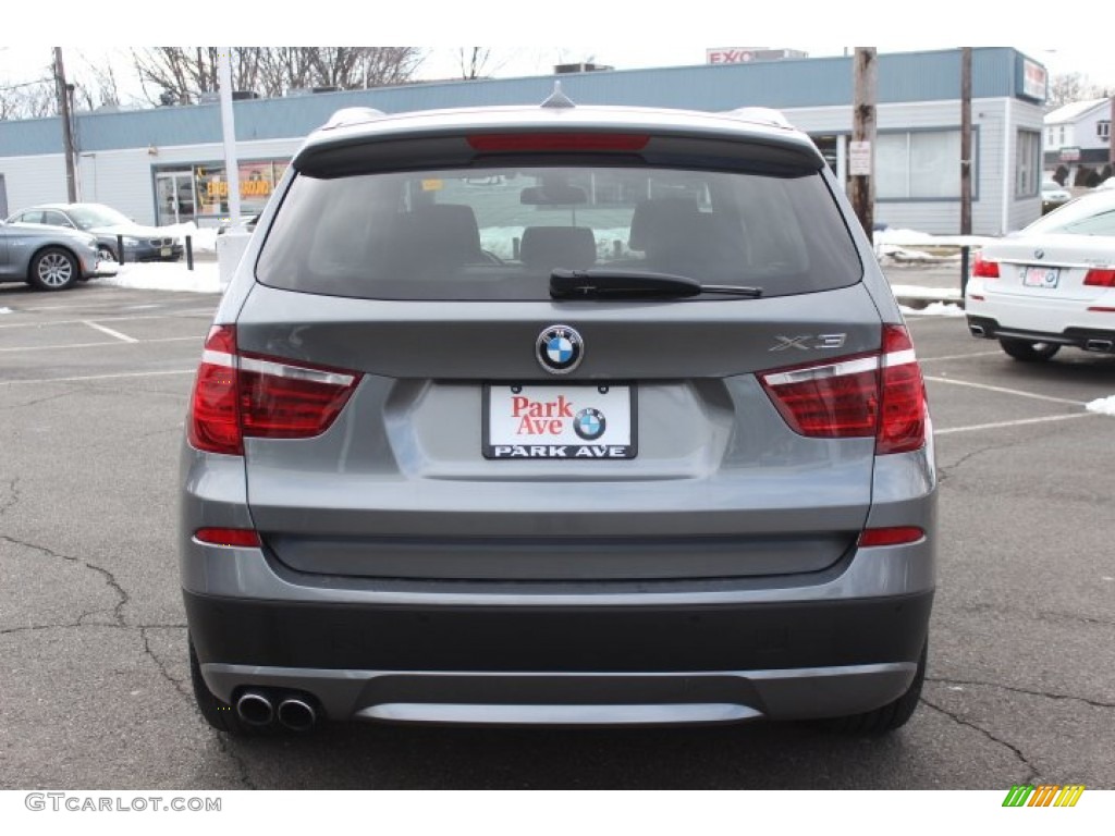 2013 X3 xDrive 35i - Space Gray Metallic / Black photo #6