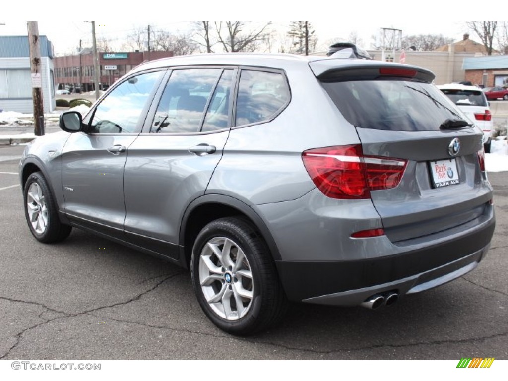 2013 X3 xDrive 35i - Space Gray Metallic / Black photo #7