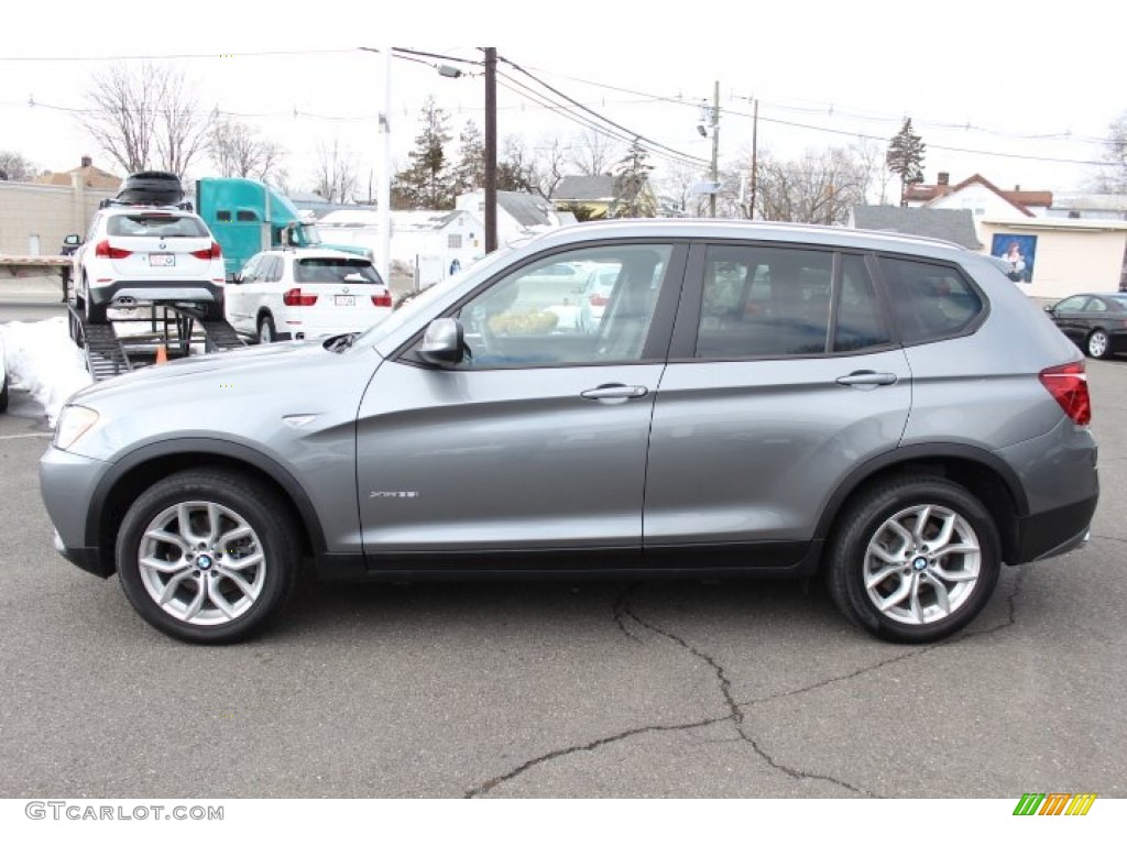 2013 X3 xDrive 35i - Space Gray Metallic / Black photo #8