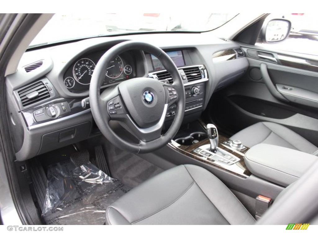2013 X3 xDrive 35i - Space Gray Metallic / Black photo #10