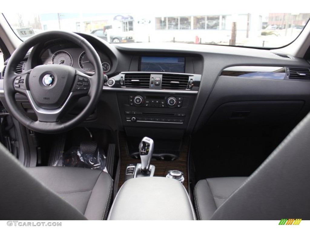2013 X3 xDrive 35i - Space Gray Metallic / Black photo #13