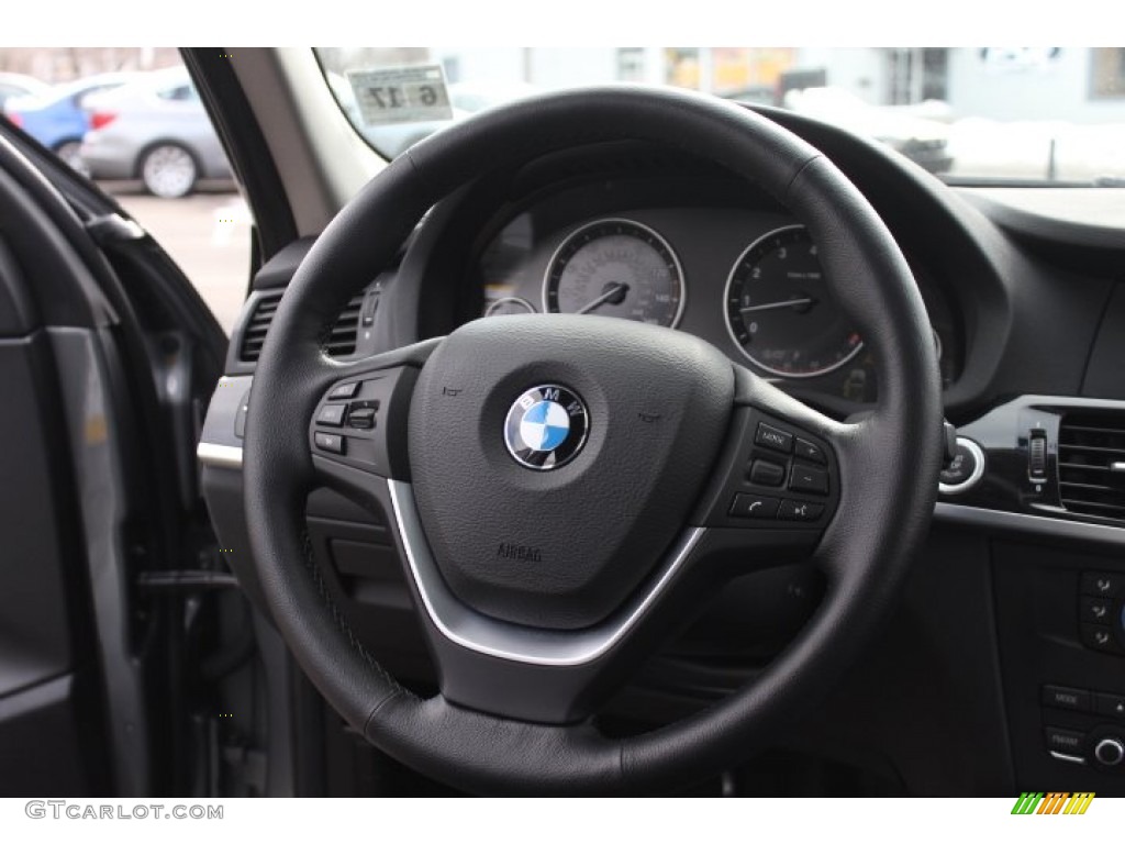2013 X3 xDrive 35i - Space Gray Metallic / Black photo #16