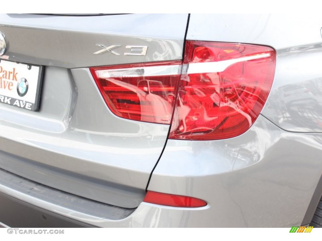 2013 X3 xDrive 35i - Space Gray Metallic / Black photo #22