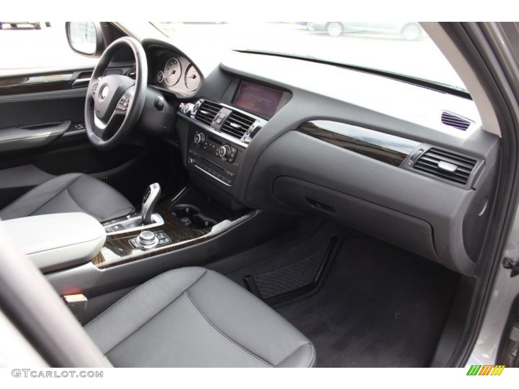 2013 X3 xDrive 35i - Space Gray Metallic / Black photo #26