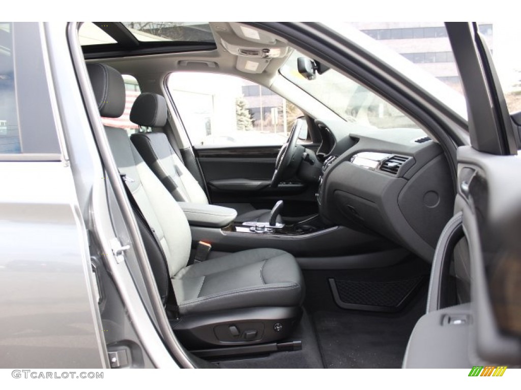 2013 X3 xDrive 35i - Space Gray Metallic / Black photo #27