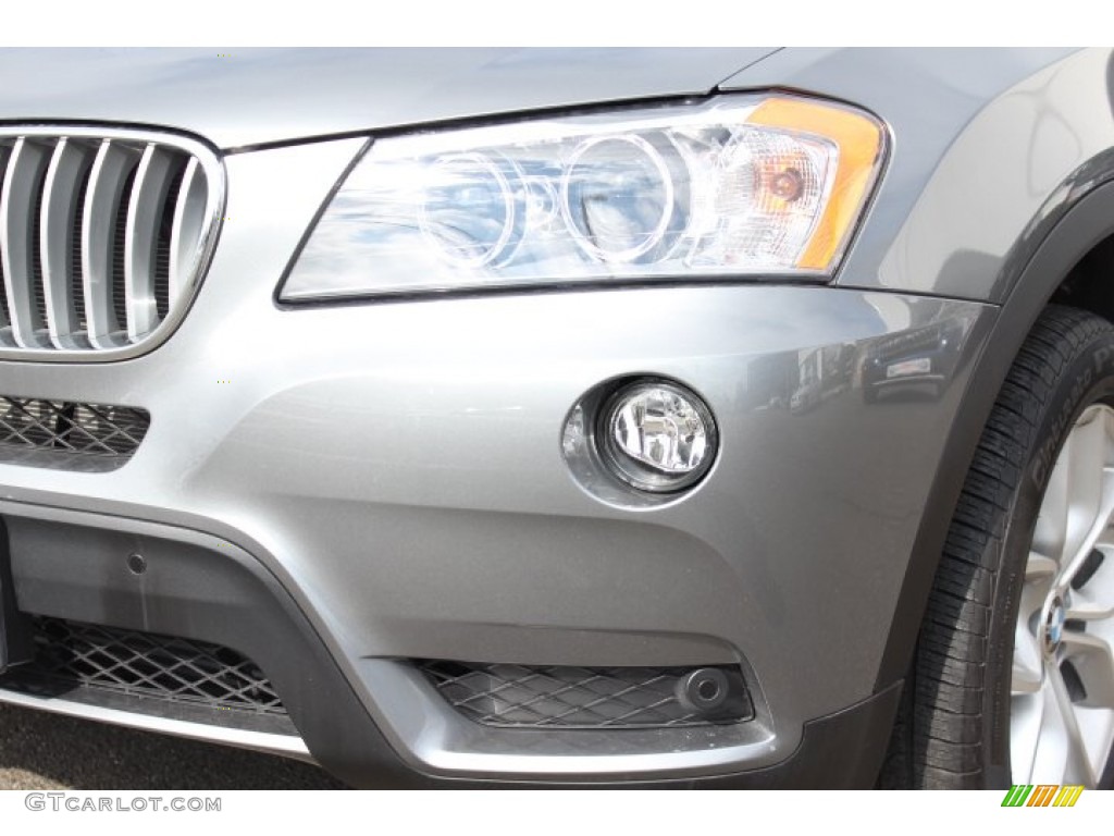 2013 X3 xDrive 35i - Space Gray Metallic / Black photo #30