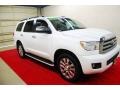 2010 Super White Toyota Sequoia Limited 4WD  photo #1