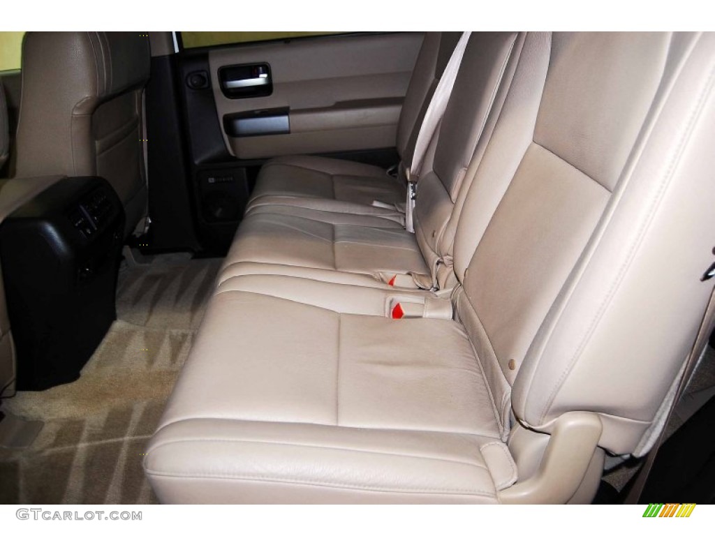 2010 Sequoia Limited 4WD - Super White / Sand Beige photo #15