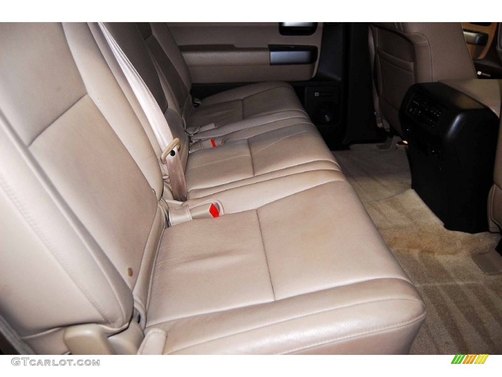 2010 Sequoia Limited 4WD - Super White / Sand Beige photo #19