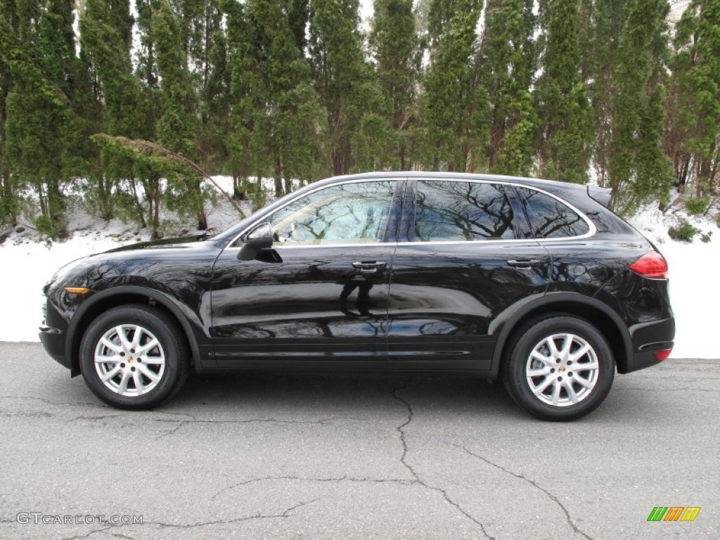 Black 2012 Porsche Cayenne Standard Cayenne Model Exterior Photo #77163385