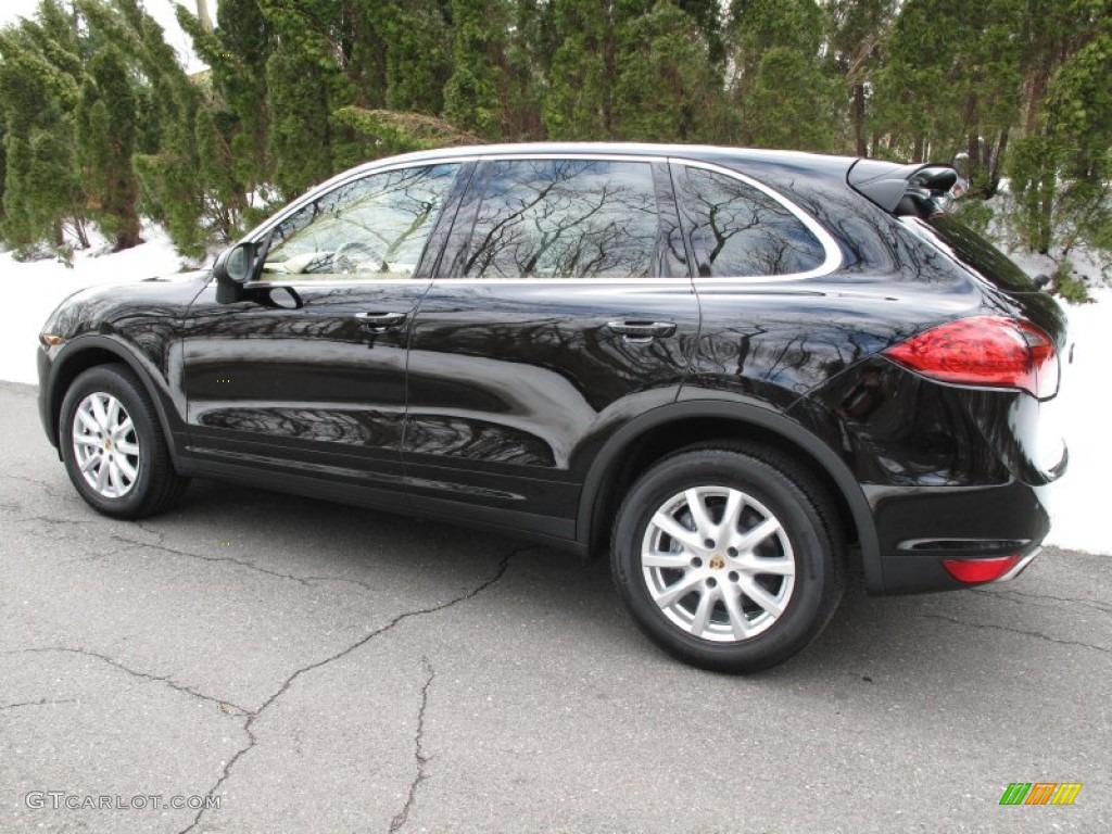 Black 2012 Porsche Cayenne Standard Cayenne Model Exterior Photo #77163395