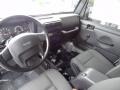 Dark Slate Gray 2006 Jeep Wrangler Sport 4x4 Interior Color