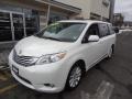 Blizzard White Pearl 2011 Toyota Sienna Limited AWD Exterior