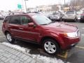 Camellia Red Pearl 2010 Subaru Forester 2.5 X Exterior