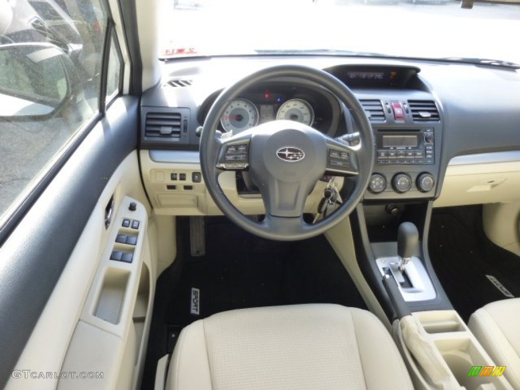 2012 Subaru Impreza 2.0i Sport Premium 5 Door Ivory Dashboard Photo #77164736