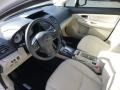 Ivory 2012 Subaru Impreza 2.0i Sport Premium 5 Door Interior Color