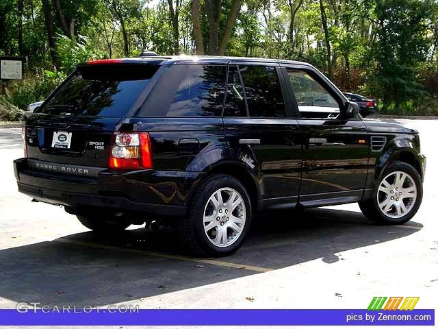 2006 Range Rover Sport HSE - Java Black Pearlescent / Ebony Black photo #2