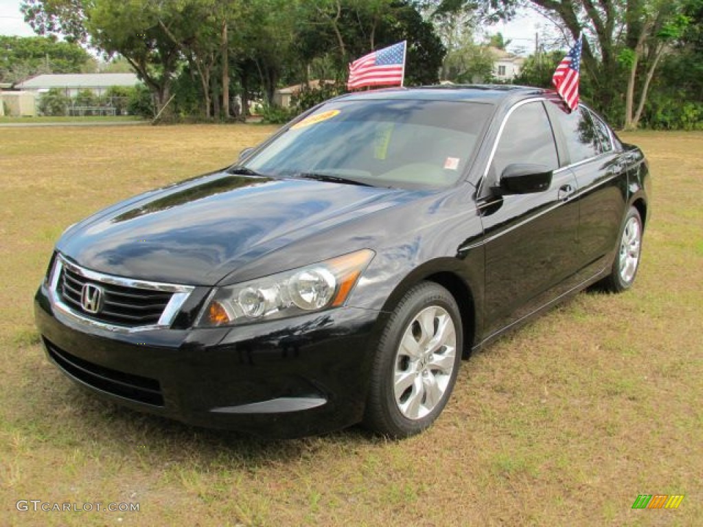 Nighthawk Black Pearl 2008 Honda Accord EX-L Sedan Exterior Photo #77166116