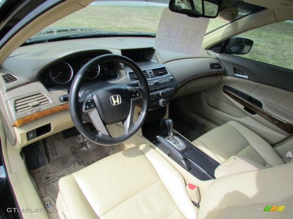 Ivory Interior 2008 Honda Accord EX-L Sedan Photo #77166134